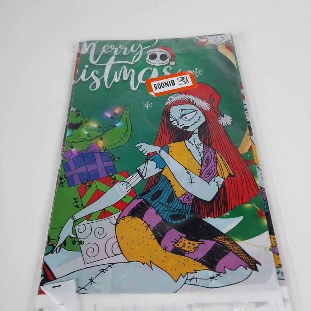 3‎ Pack Rectangle Tablecloths Nightmare Christmas Party Disposable